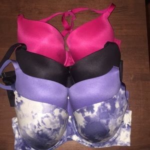 4 aerie Sunnis push-up bras size 34D
